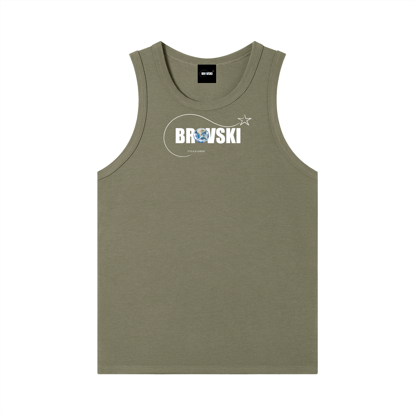 Green Brovski Tank Top