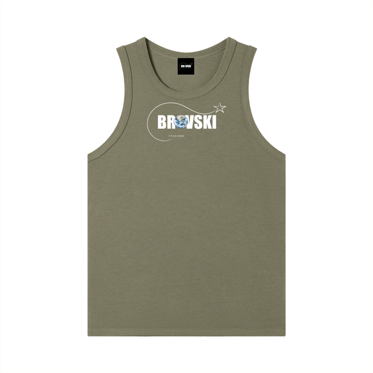 Green Brovski Tank Top