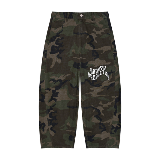 Cargo Pants (Camo Green)