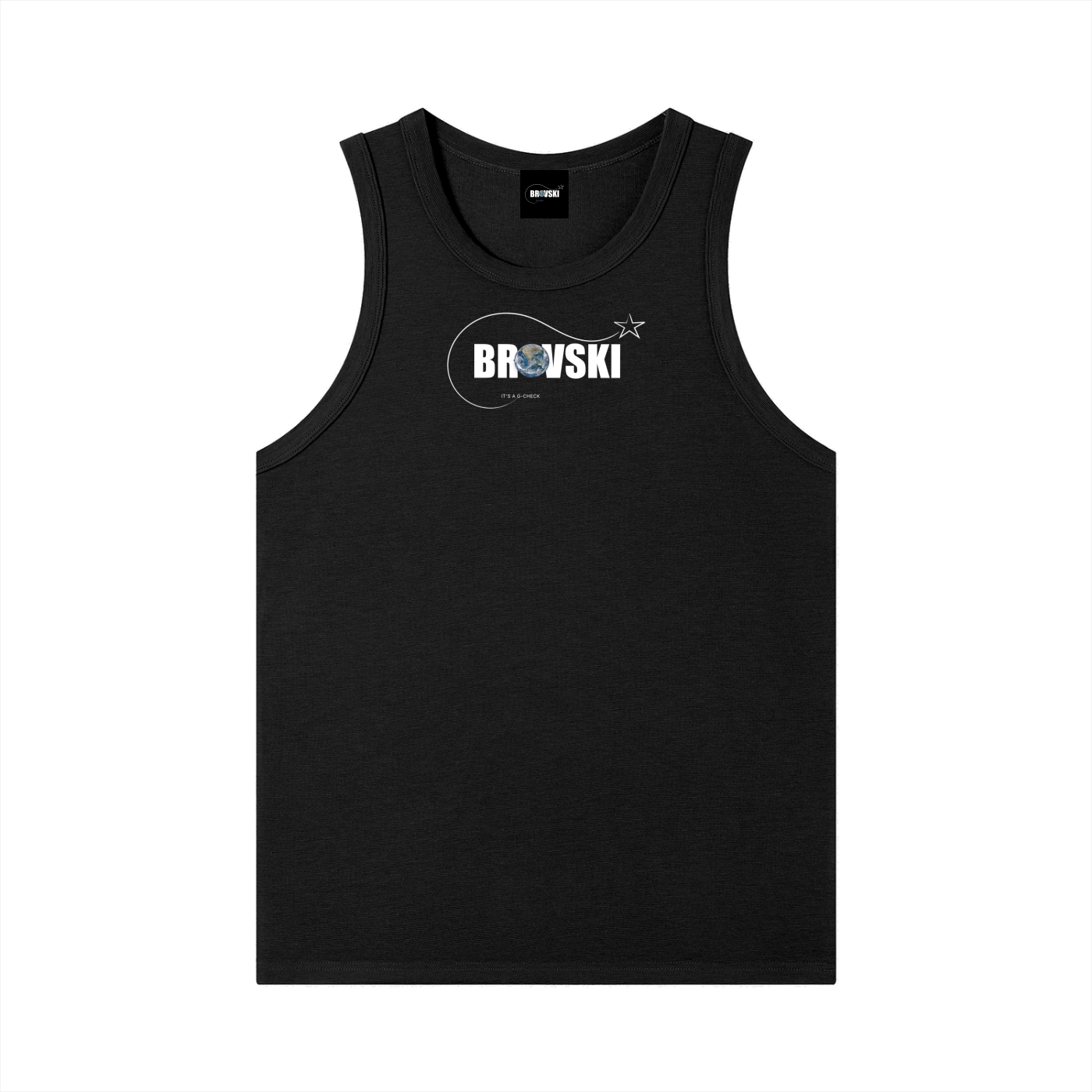 Black Brovski Tank Top