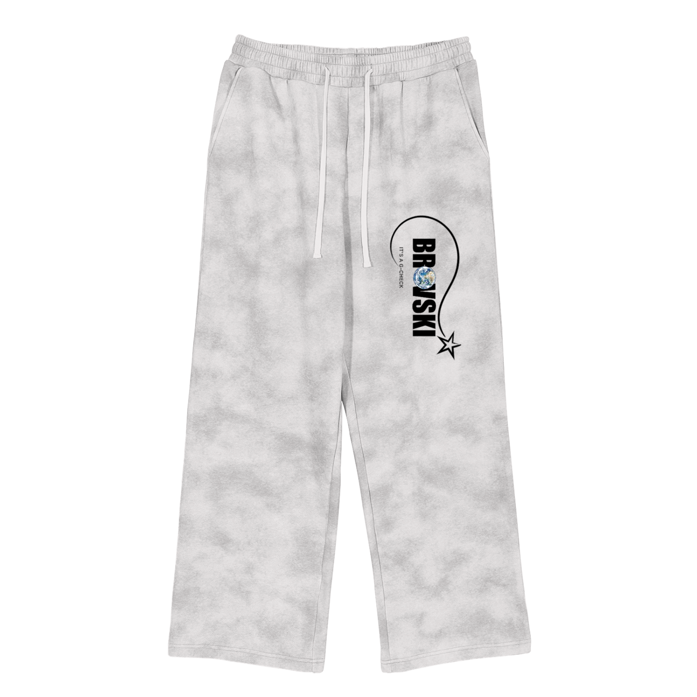 Dirty Washed Brovski Fleece Sweatpants