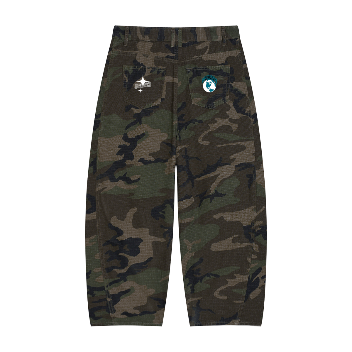 Cargo Pants (Camo Green)